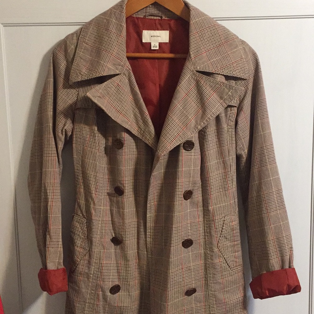 Plaid Merona Trench Coat